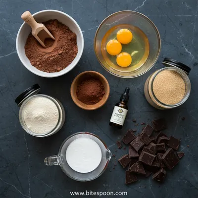 Fudgy Protein Brownies - cooking process