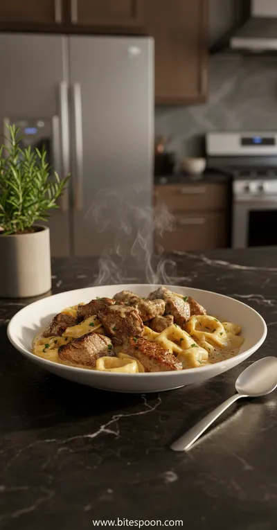 Garlic Steak Tortellini