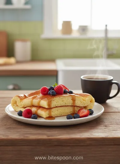Fluffy German Pancakes – Quick & Easy Recipe - ready to serve