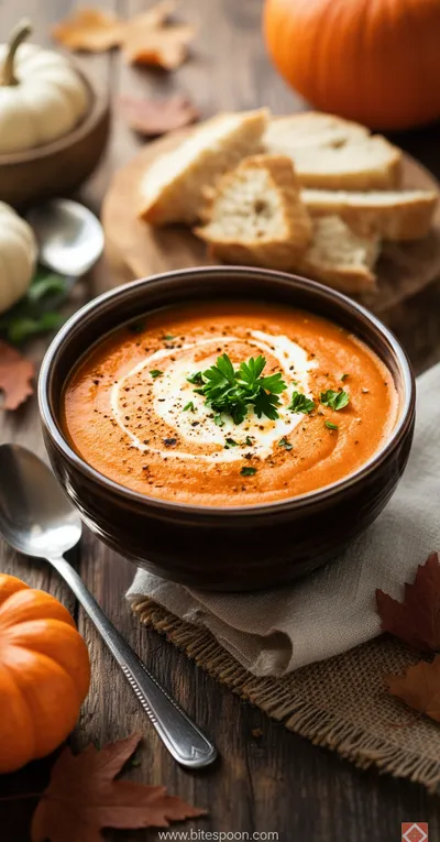 Gut-Healing Pumpkin Soup Recipe for Comforting Evenings - ready to serve