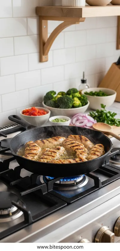 47 Healthy Chicken Recipes for Easy Weeknight Meals - cooking process