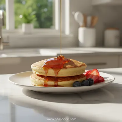 Healthy Fluffy Pancakes For Breakfast