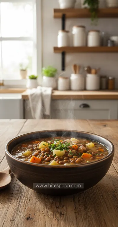 Hearty Lentil and Potato Soup Recipe with Comforting Benefits