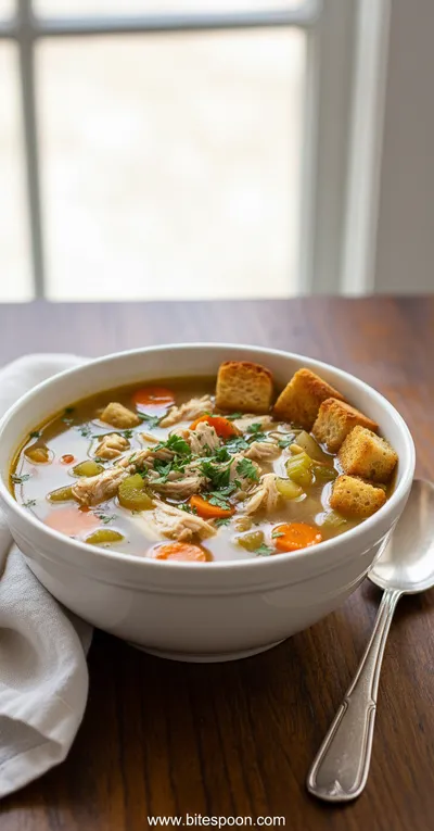 Hearty Turkey Soup Recipe From Leftovers - ready to serve