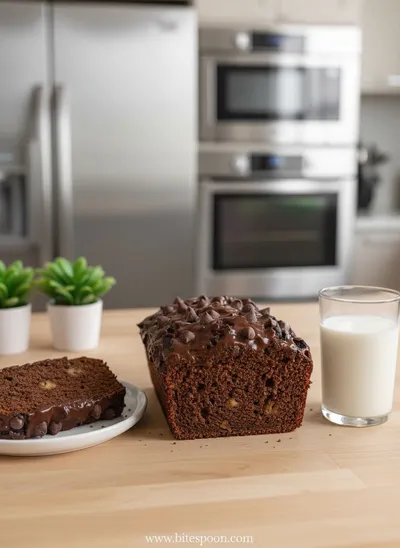 High Protein Chocolate Banana Bread