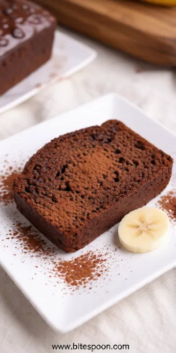 High Protein Chocolate Banana Bread - ready to serve