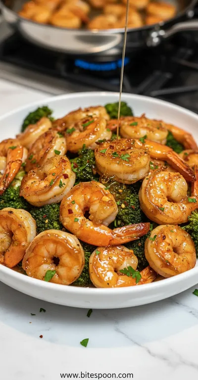 High-Protein Honey Garlic Shrimp