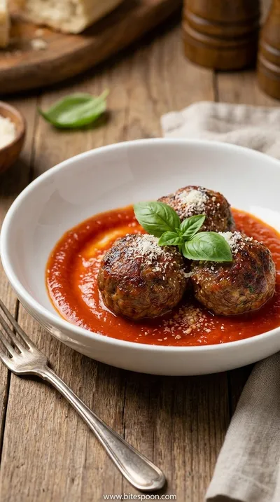 Nonna's Homemade Italian Meatballs Recipe - ready to serve