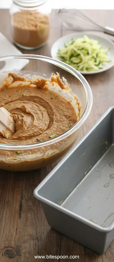 Homemade Zucchini Cake With Brown Sugar Icing - ingredients preparation