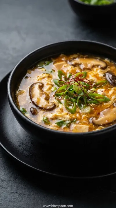 Hot and Sour Soup Recipe: Quick & Easy Asian Favorite - ready to serve