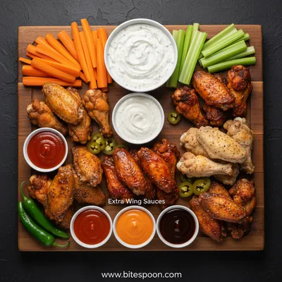 Hot Wing Charcuterie Board: Perfect Super Bowl Party Food - ingredients preparation