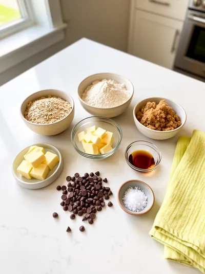 Soft & Gooey Protein Blondies - cooking process