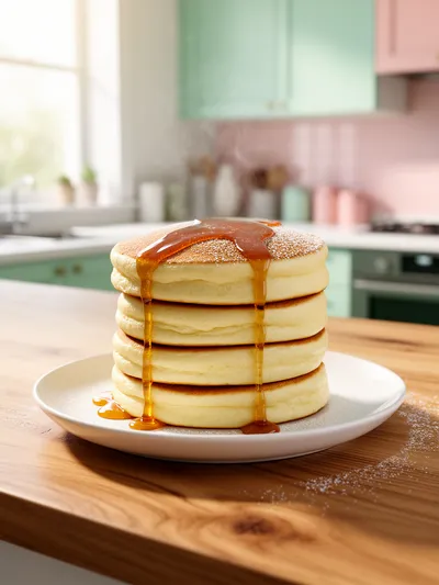 Japanese Fluffy Pancakes
