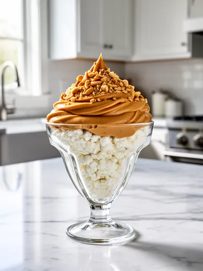 Cottage Cheese Peanut Butter Mousse – 5‑Minute Snack