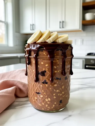 Brownie Batter Overnight Oats