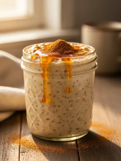 Easy Chai Spiced Overnight Oats