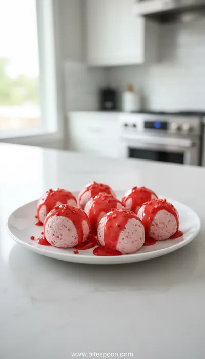 Keto Strawberry Cheesecake Fat Bombs
