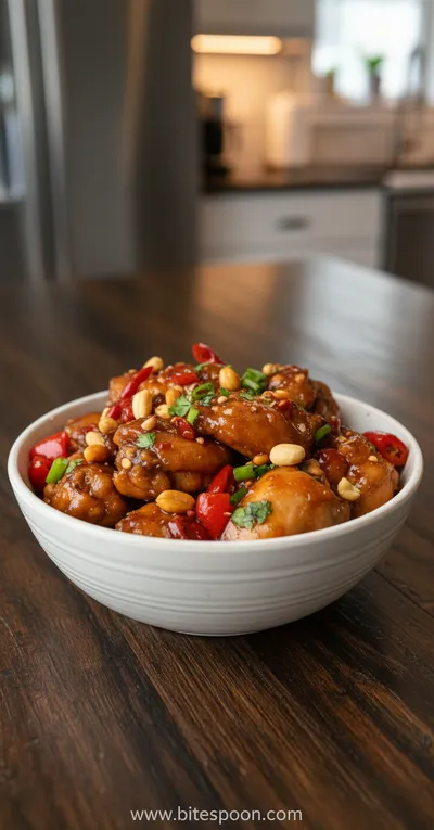 Crockpot Kung Pao Chicken