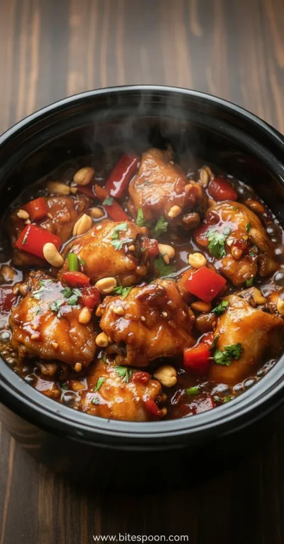 Crockpot Kung Pao Chicken - ingredients preparation