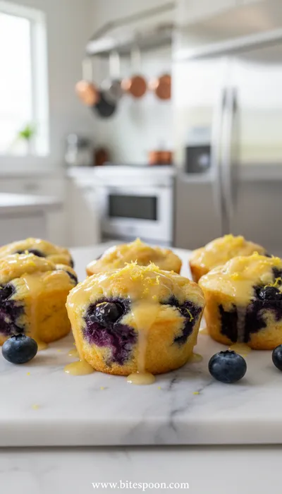 Lemon Blueberry Cottage Cheese Protein Bites