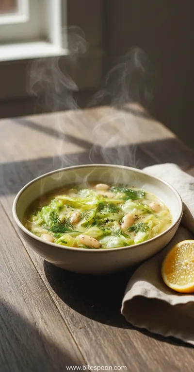Lemon Dill Cabbage Soup Recipe