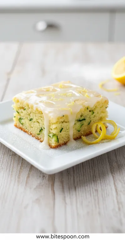 Mouthwatering Lemon Zucchini Bars You Must Try - ready to serve