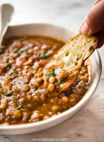 Lentil Soup - ready to serve