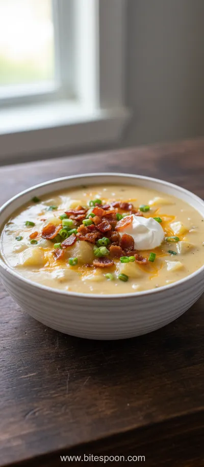 Homemade Loaded Potato Soup Recipe
