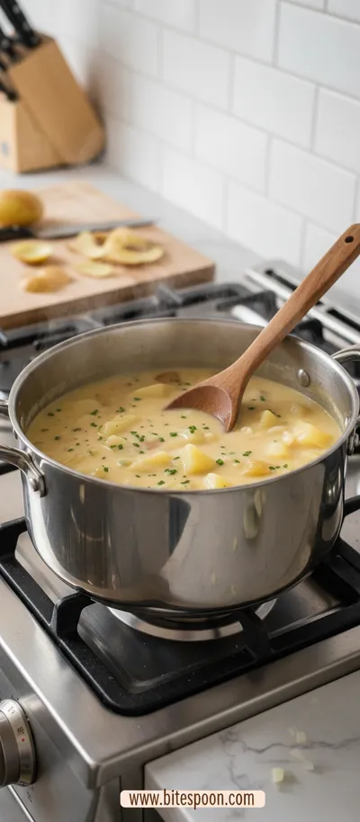 Homemade Loaded Potato Soup Recipe - ingredients preparation
