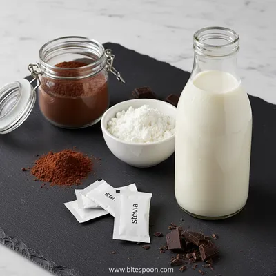 Low Carb Protein Pudding: Soft, Creamy & Flavorful - ingredients preparation