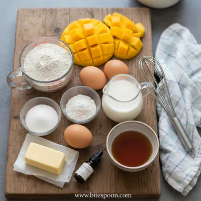 Mango Pancakes – Quick & Easy Snack - cooking process