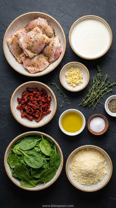 Crock Pot Marry Me Chicken - Creamy Slow Cooker Dinner - ingredients preparation