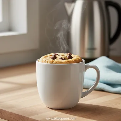 Microwave Chocolate Chip Mug Cookie – Quick & Easy Snack