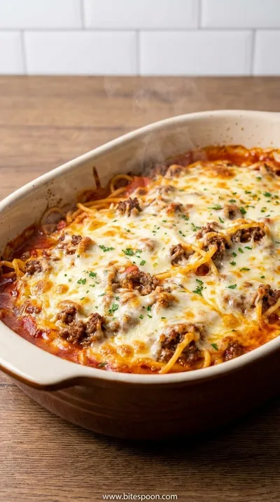 Million Dollar Spaghetti Casserole Recipe - cooking process