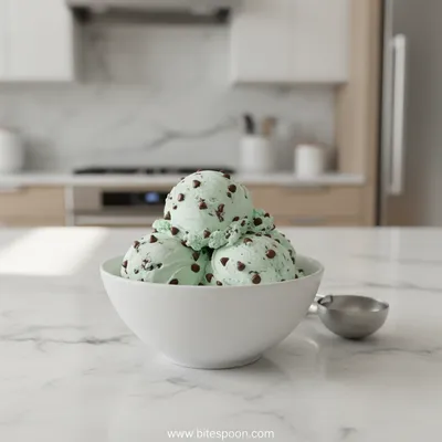 Mint Chocolate Chip Ice Cream