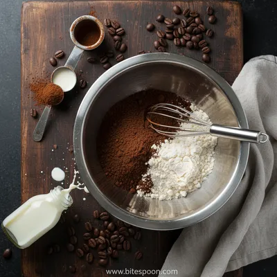 Ninja Creami Mocha Espresso Protein Ice Cream - cooking process