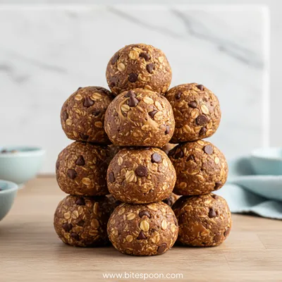 No-Bake Chocolate Peanut Butter Protein Balls