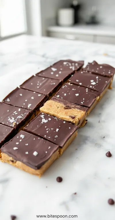 No Bake Cookie Dough Bars – Healthy Vegan Snack