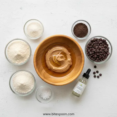 No Bake Cookie Dough Bars – Healthy Vegan Snack - cooking process