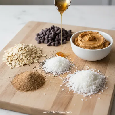 No-Bake Energy Bites - cooking process