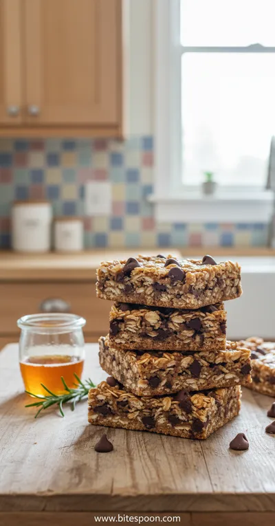 Homemade No Bake Granola Bars