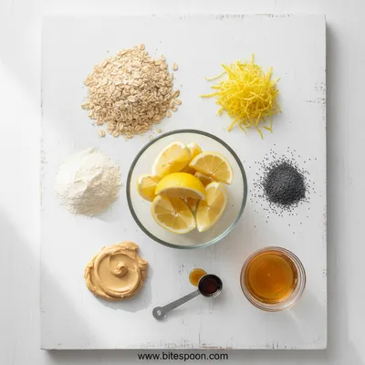 No-Bake Lemon Poppyseed Protein Balls - cooking process