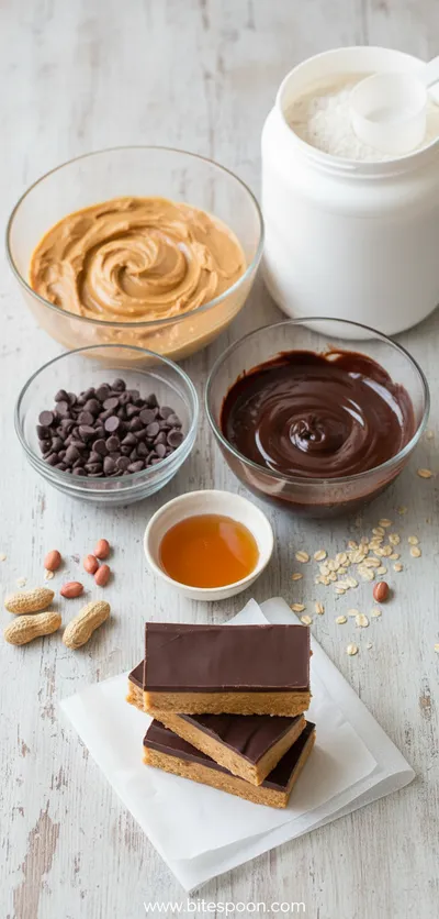 No Bake Protein Bar – Easy Vegan Snack - cooking process