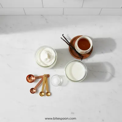 No-Cook Homemade Ice Cream Recipe - ingredients preparation