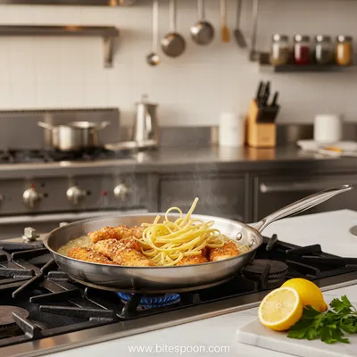 Olive Garden Chicken Scampi Recipe - ingredients preparation