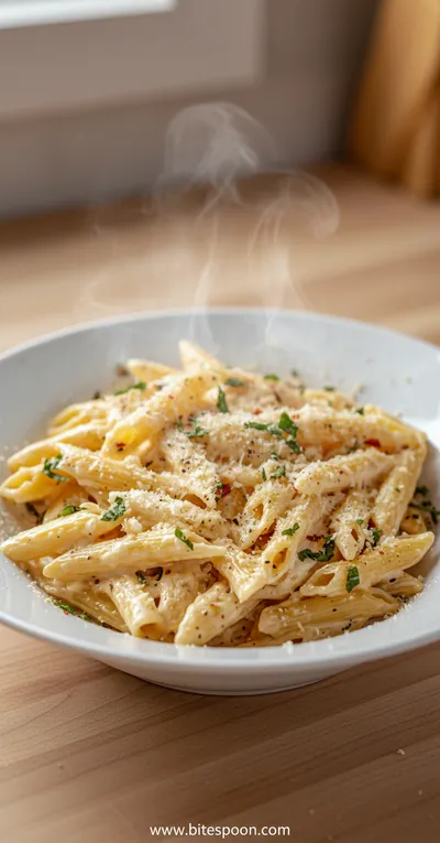 One Pot Creamy Garlic Pasta