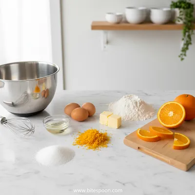 Best Orange Cake Ever - cooking process