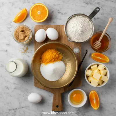 Orange Loaf Cake – Quick & Easy Snack - cooking process