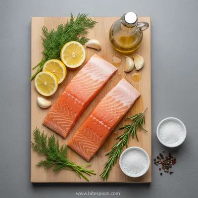 Oven Baked Salmon: 15‑Minute Easy Recipe - ingredients preparation