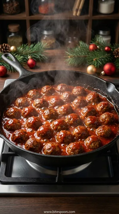 Easy Party Meatballs: Perfect Appetizer Recipe - cooking process